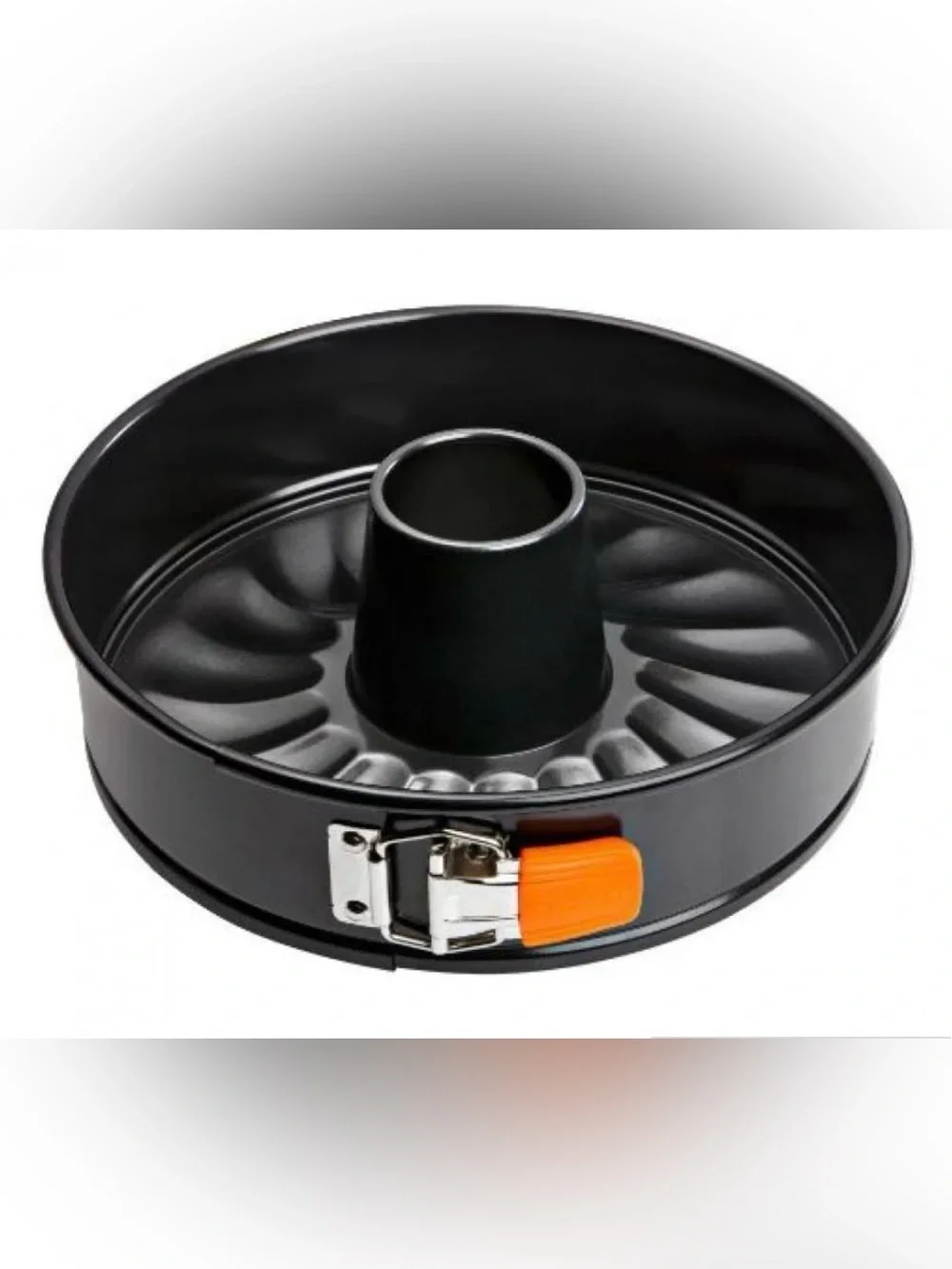 Le Creuset Black Springform Cake Tin Set  10” with Funnel Insert NEW in box !